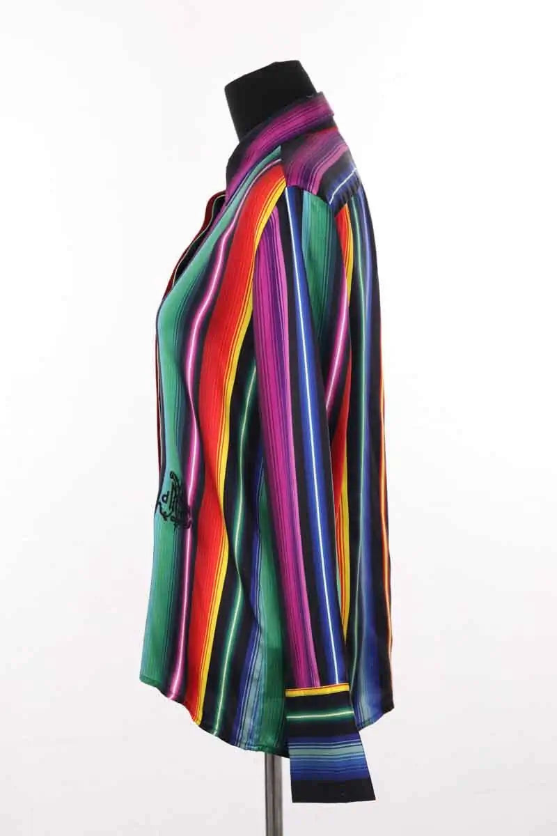 Chemise DMN Multicolore en Soie