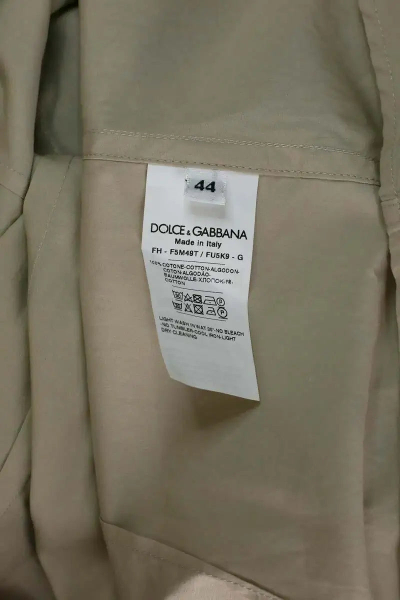 Chemise Dolce & Gabbana Beige en Coton