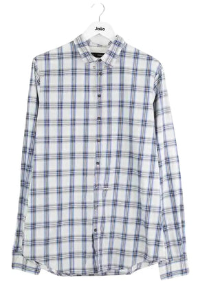 Chemise Dsquared2 Bleu en Coton, taille L - Seconde Main