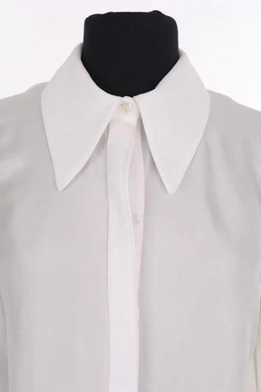 Chemise Elisabetta Franchi Blanc en Soie