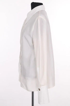 Chemise Elisabetta Franchi Blanc en Soie