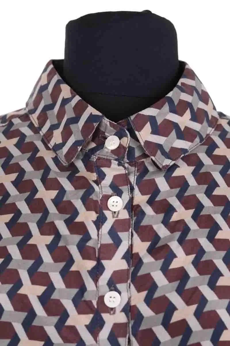 Chemise Elise Chalmin Marron en Soie