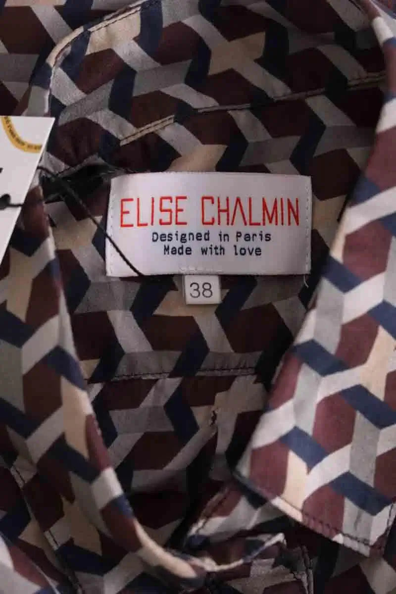 Chemise Elise Chalmin Marron en Soie