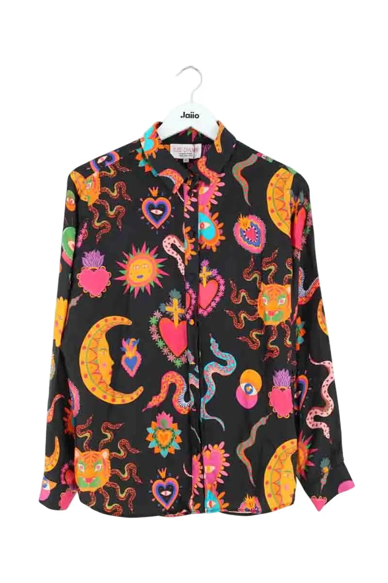 Chemise Elise Chalmin Noir en Soie, taille L - Seconde Main