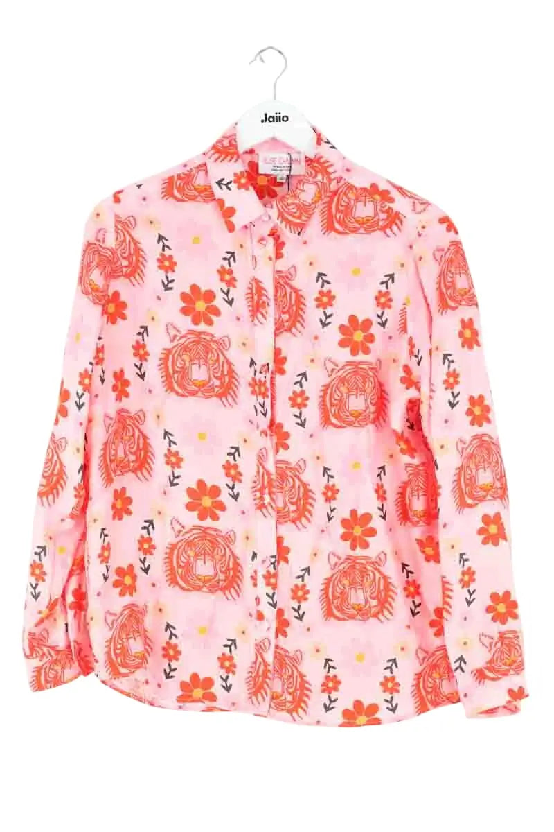 Chemise Elise Chalmin Rose en Soie, taille L - Seconde Main