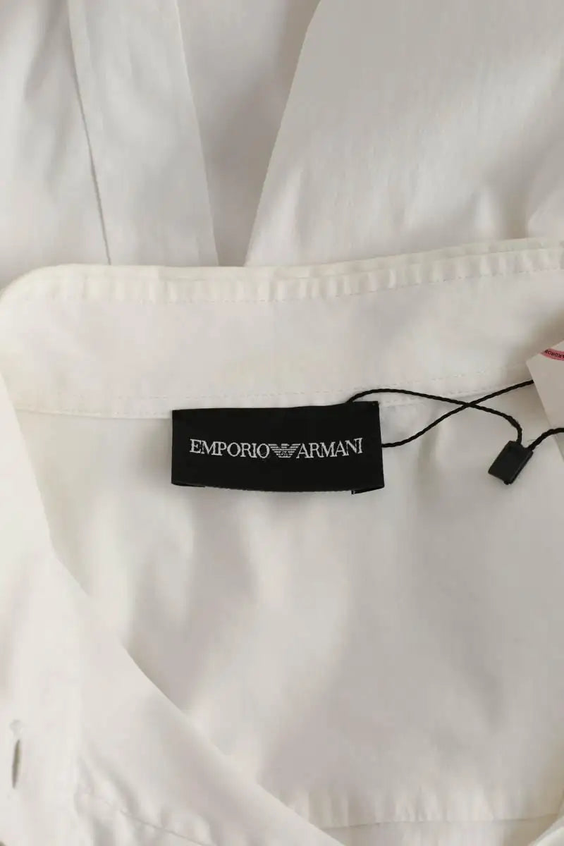 Chemise Emporio Armani Blanc en Coton