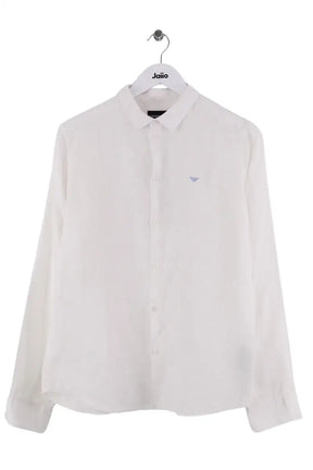Chemise Emporio Armani Blanc en Lin, taille XS - Seconde Main