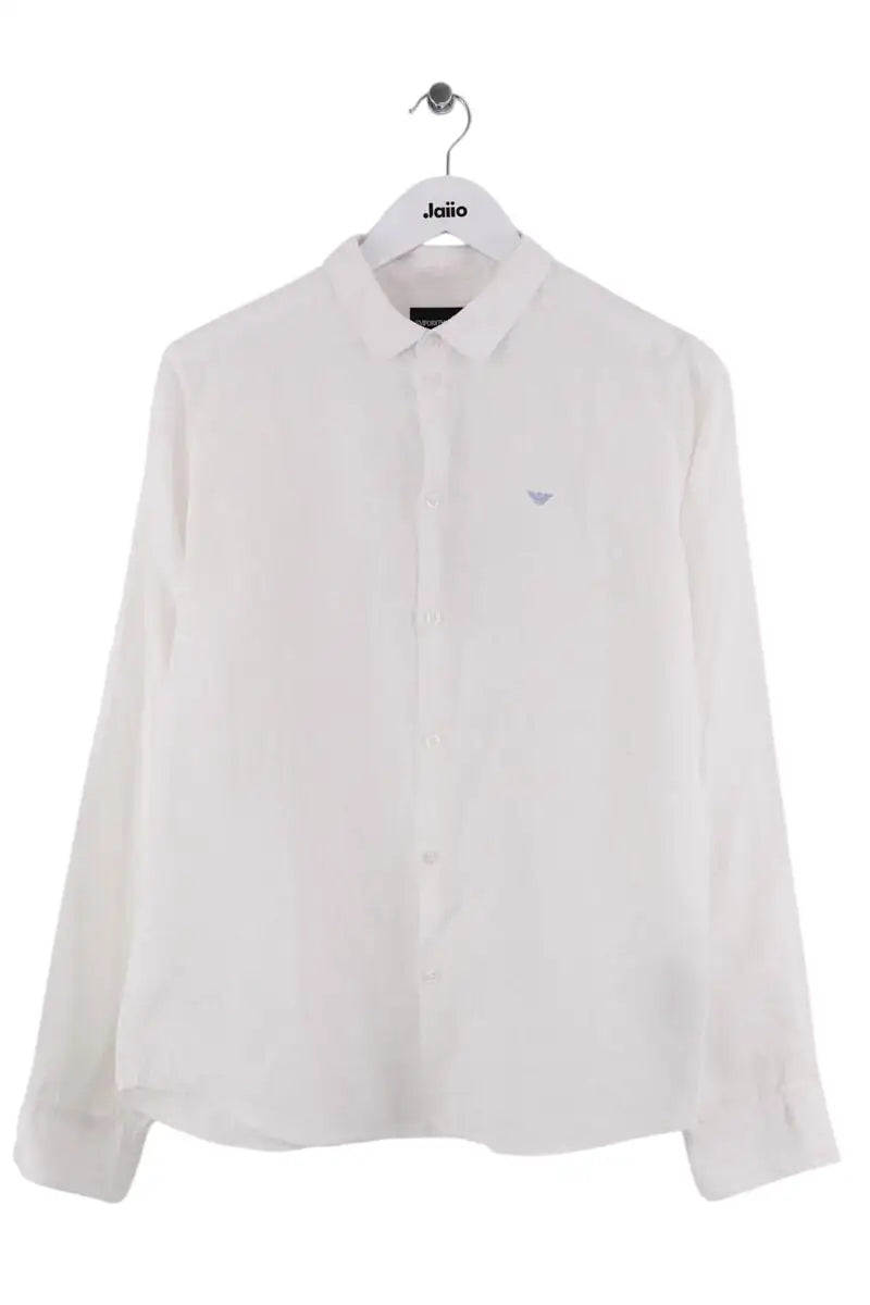 Chemise Emporio Armani Blanc en Lin, taille XS - Seconde Main