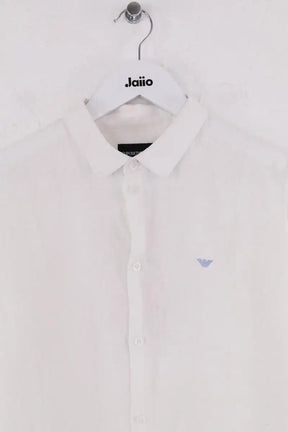 Chemise Emporio Armani Blanc en Lin