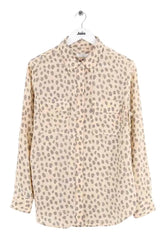 Chemise Equipment Beige en Soie, taille L - Seconde Main