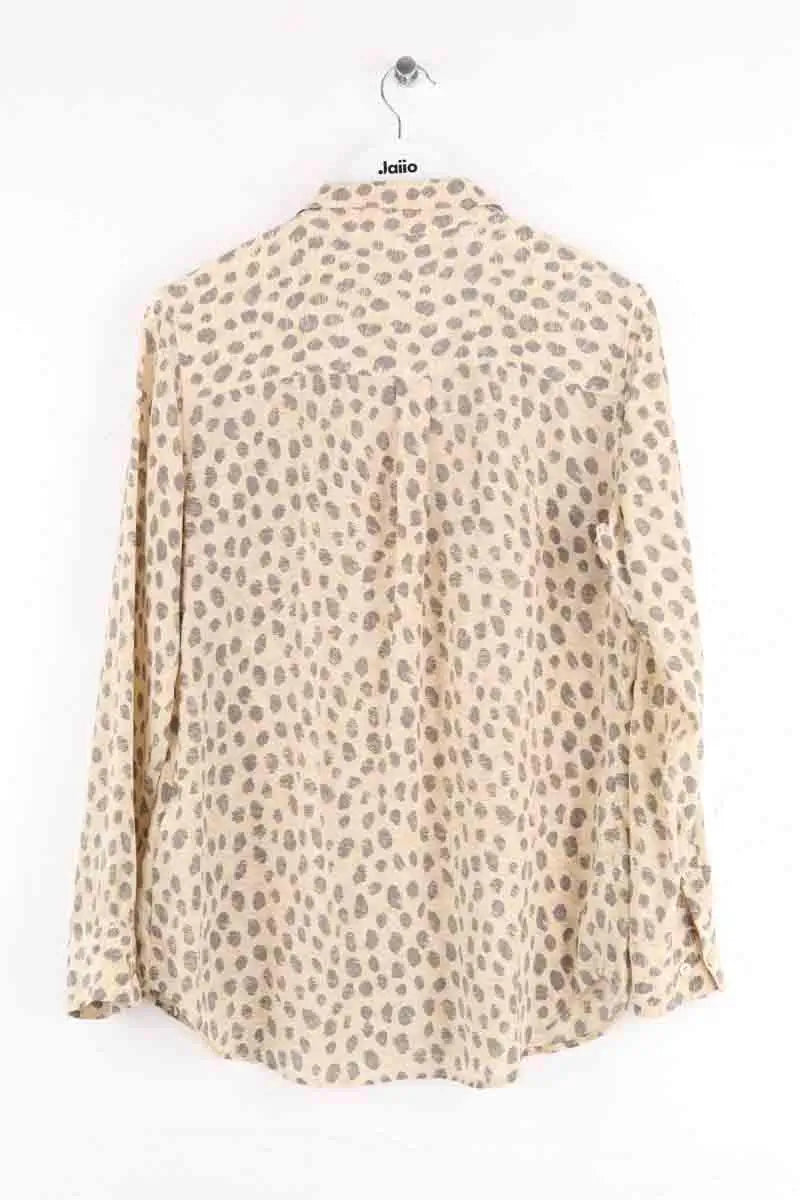 Chemise Equipment Beige en Soie