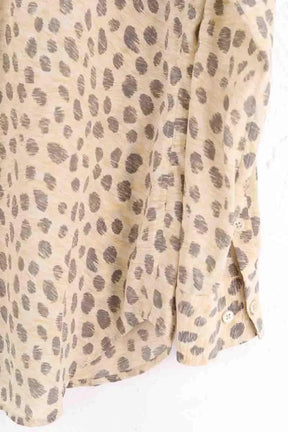 Chemise Equipment Beige en Soie