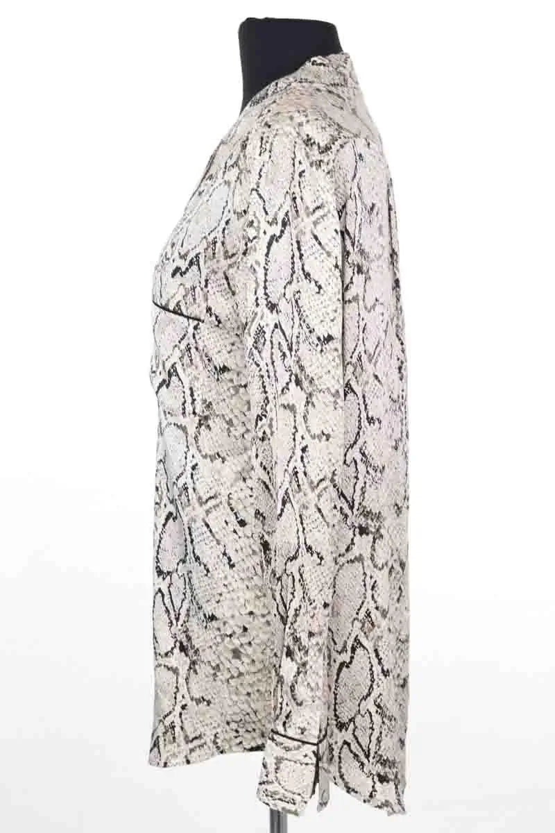Chemise Equipment Blanc en Soie