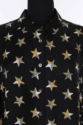 Chemise Equipment Noir en Soie