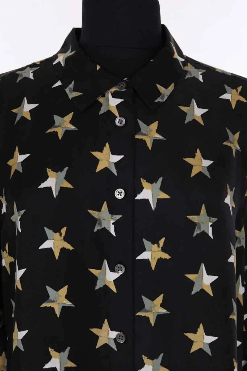 Chemise Equipment Noir en Soie