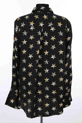 Chemise Equipment Noir en Soie