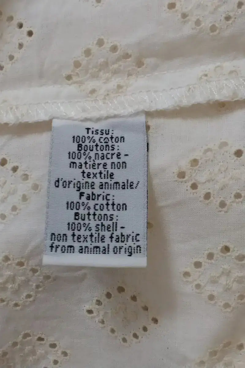 Chemise Eric Bompard Beige en Coton