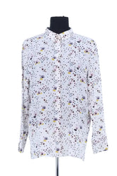Chemise Eric Bompard Blanc en Soie, taille L - Seconde Main