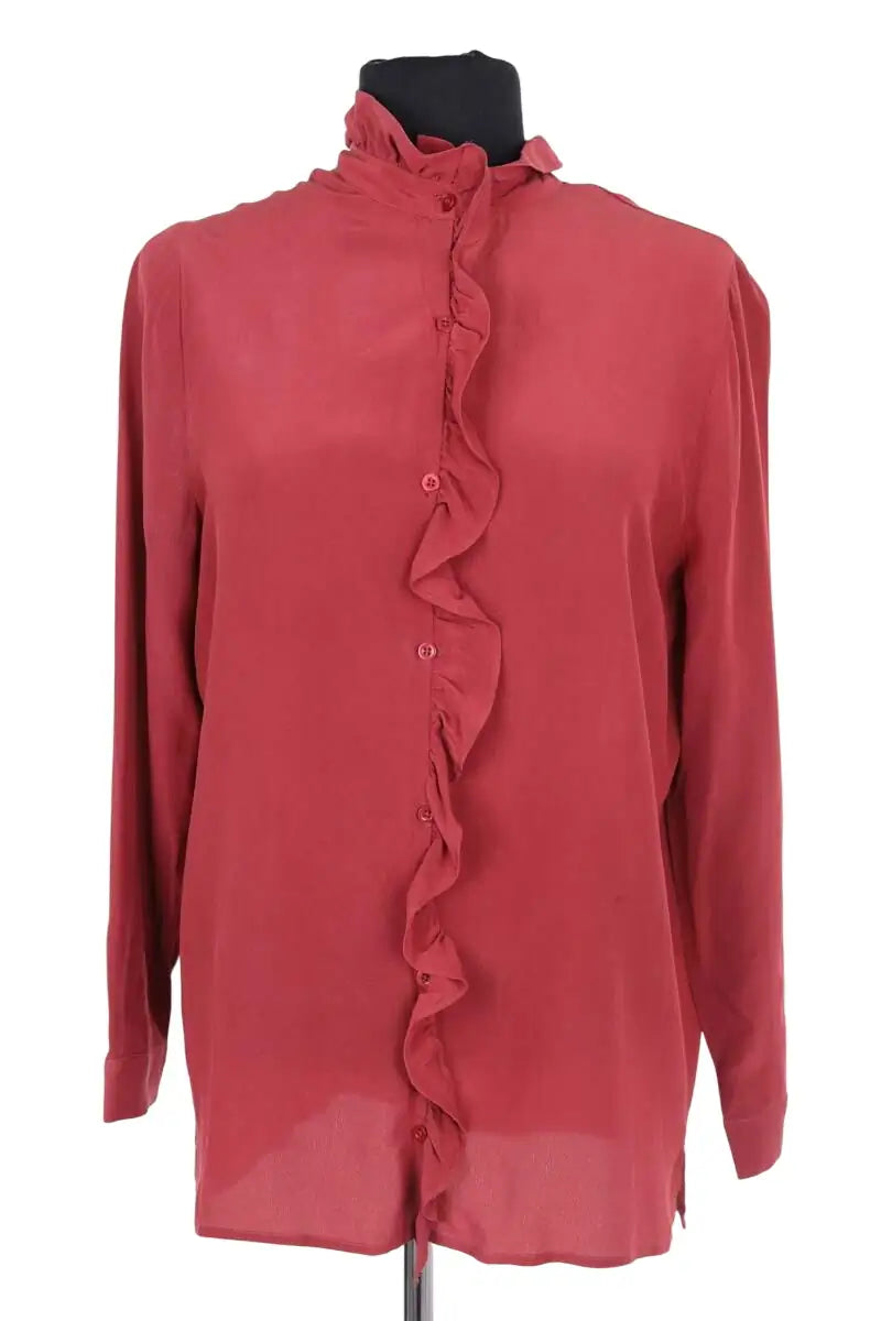 Chemise Eric Bompard Rose en Soie, taille M - Seconde Main