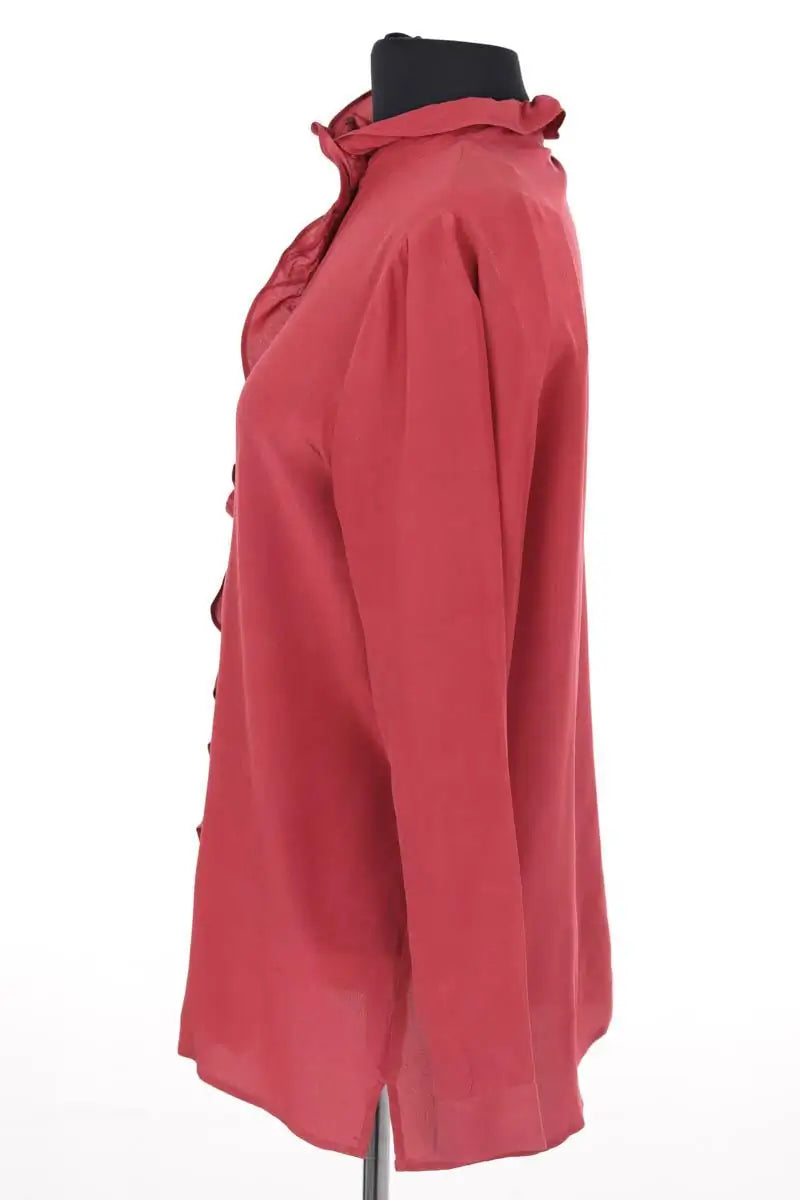 Chemise Eric Bompard Rose en Soie