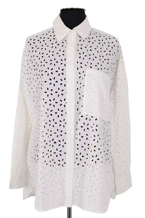 Chemise Essentiel Antwerp Blanc en Coton, taille S - Seconde Main