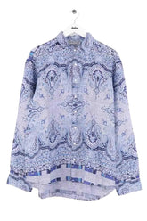 Chemise Etro Bleu en Lin, taille L - Seconde Main
