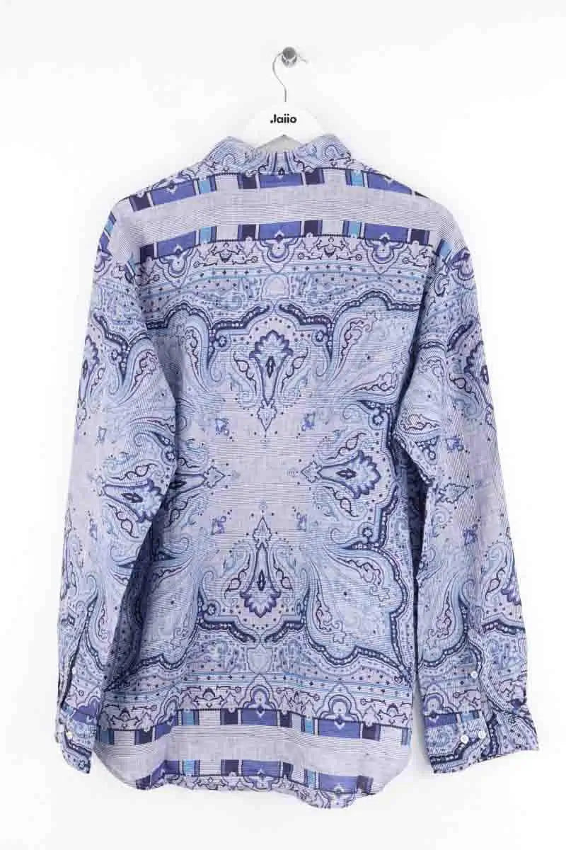 Chemise Etro Bleu en Lin