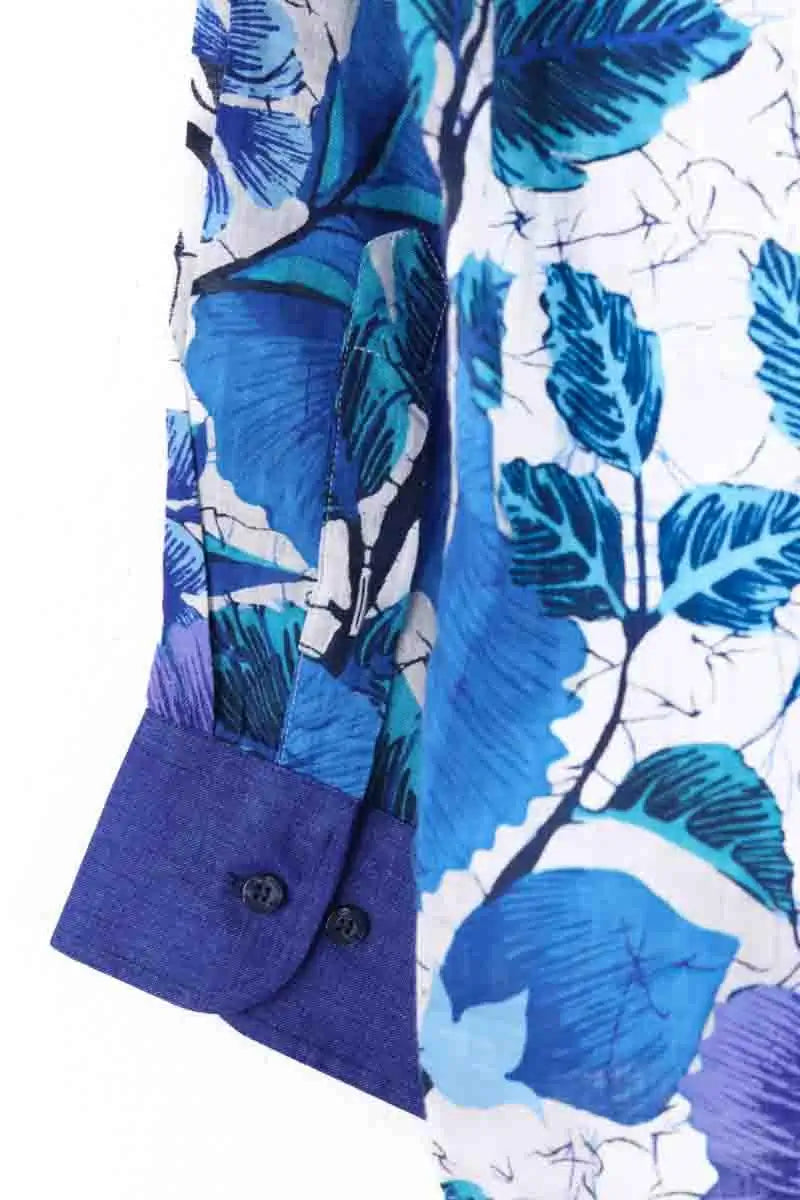 Chemise Etro Bleu en Lin