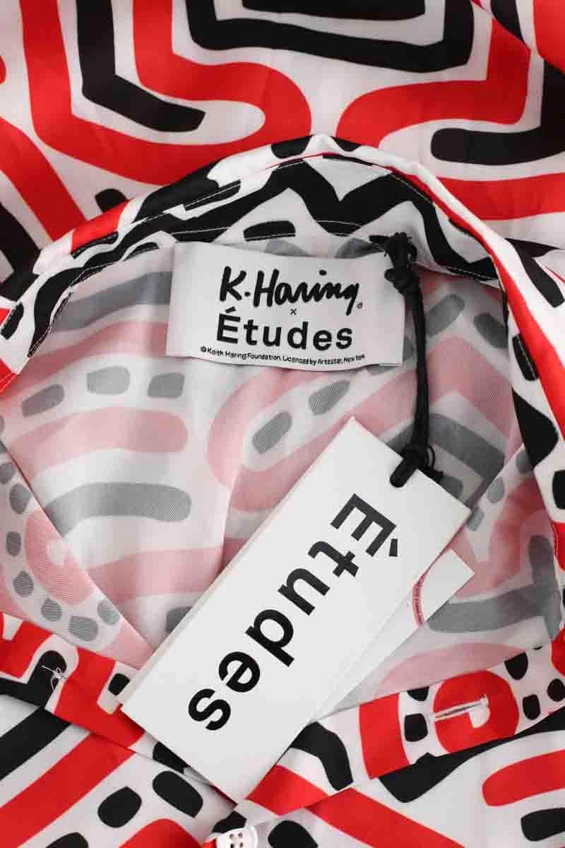 Chemise Etudes Rouge en Polyester