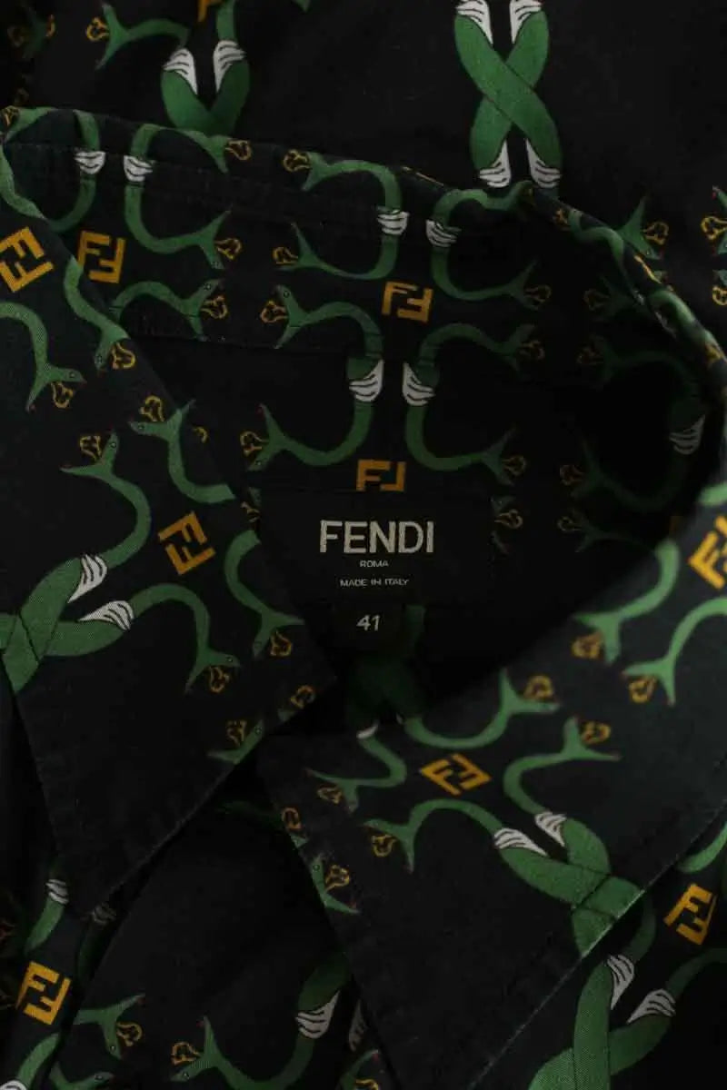 Chemise Fendi Noir en Synthétique