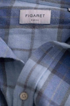 Chemise Figaret Bleu en Coton