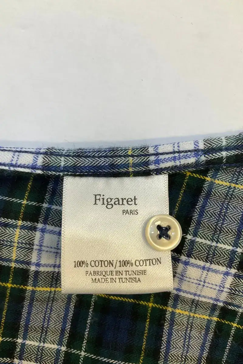 Chemise Figaret Bleu en Coton