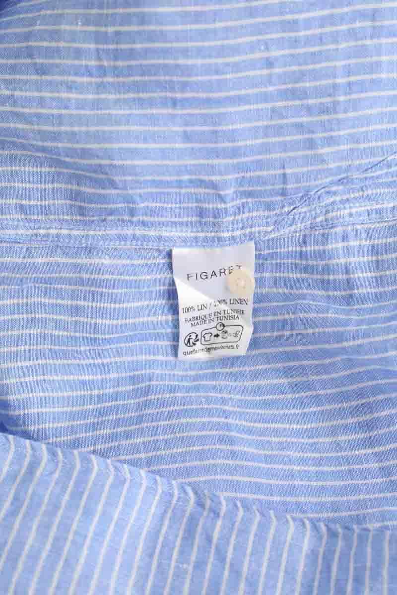 Chemise Figaret Bleu en Lin