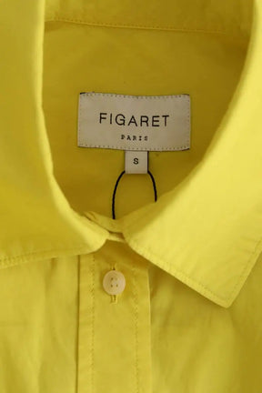 Chemise Figaret Jaune en Coton
