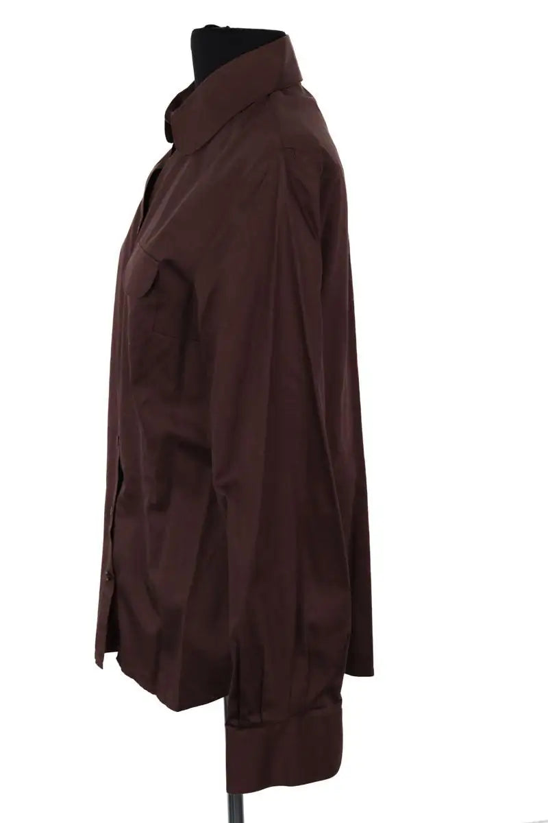 Chemise Figaret Marron en Coton