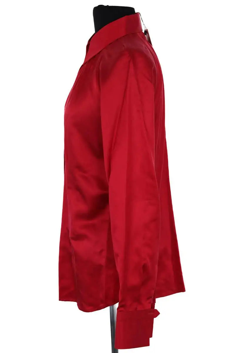 Chemise Figaret Rouge en Coton