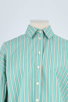 Chemise Figaret Vert en Coton
