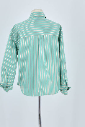 Chemise Figaret Vert en Coton