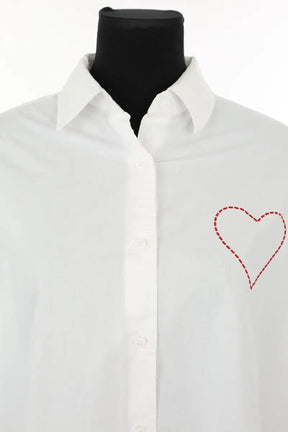 Chemise From Future Blanc en Coton
