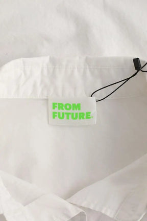 Chemise From Future Blanc en Coton