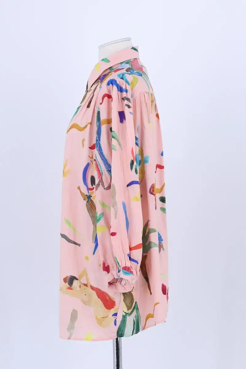 Chemise G. Kero Rose en Viscose