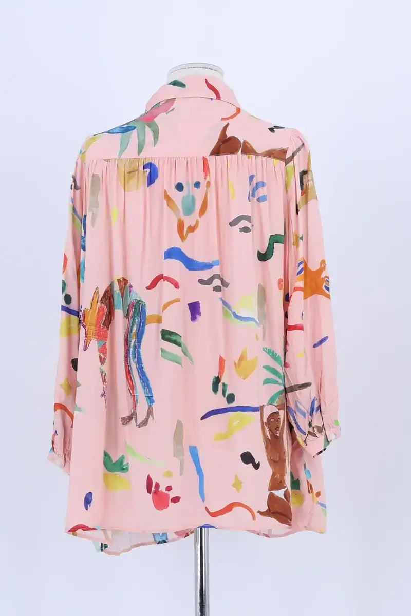 Chemise G. Kero Rose en Viscose
