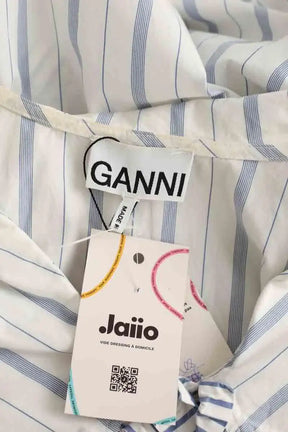 Chemise Ganni Blanc en Coton