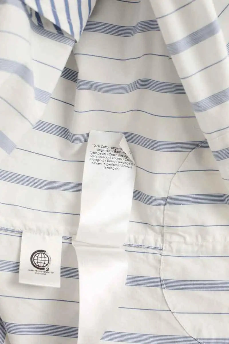 Chemise Ganni Blanc en Coton
