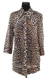 Chemise Ganni Marron en Coton, taille M - Seconde Main