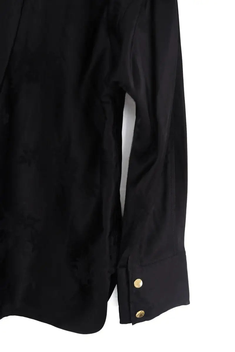 Chemise Ganni Noir en Synthétique
