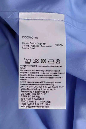 Chemise Gerard Darel Bleu en Coton