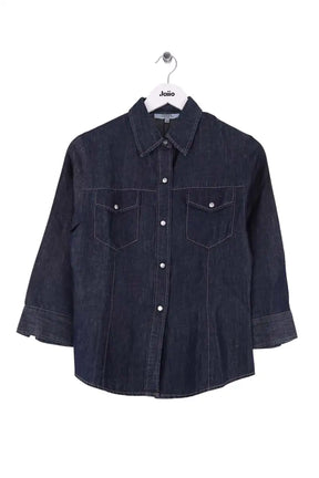 Chemise Gerard Darel Bleu en Coton, taille S - Seconde Main