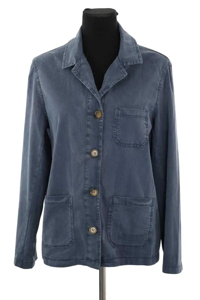 Chemise Gerard Darel Bleu en Coton, taille S - Seconde Main