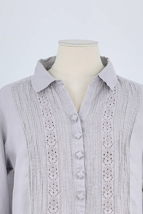 Chemise Gerard Darel Gris en Lin